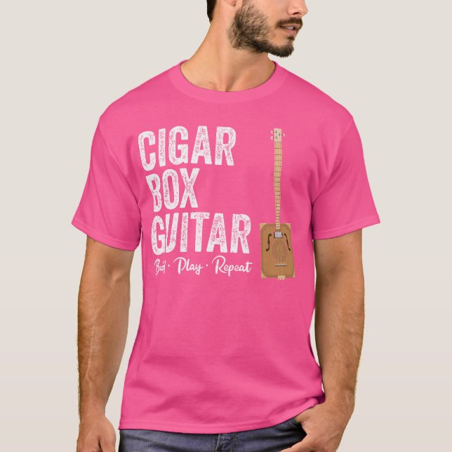 Camiseta Cigarro Guitar Builder Guitarrista Arranjo Gr (Frente)
