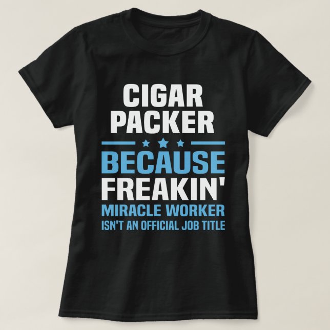 Camiseta Cigarro Packer (Frente do Design)