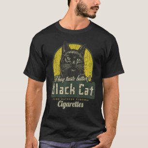 Camiseta Cigarros de gato preto 1904