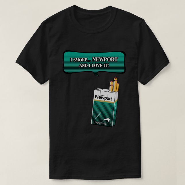 Camiseta cigarros de newport Classic T-Shirt (Frente do Design)