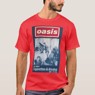 Camiseta Cigarros E Álcool Garota Minimalista