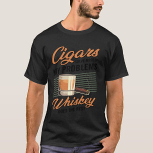 Camiseta Cigarros Resolvem A Maioria Dos Meus Problemas Fum