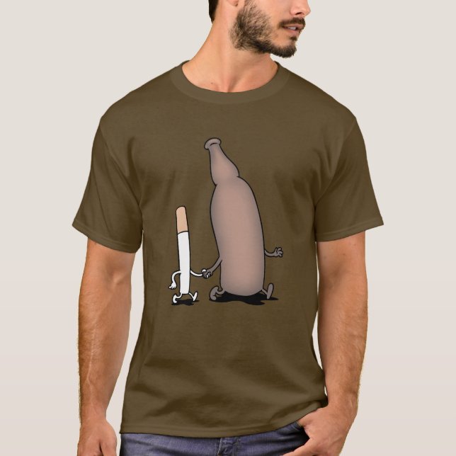 Camiseta Cigs-n-Cerveja (Frente)