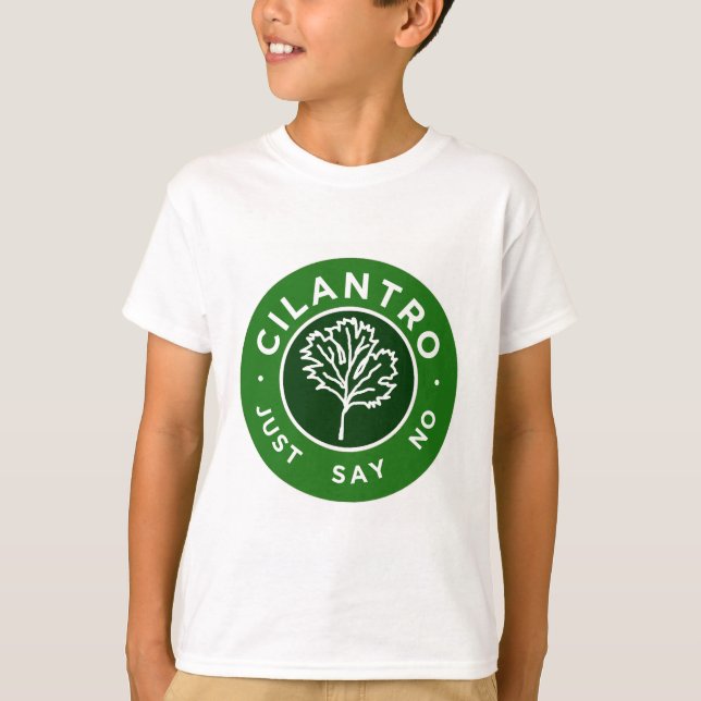 Camiseta Cilantro - apenas diga não (Frente)