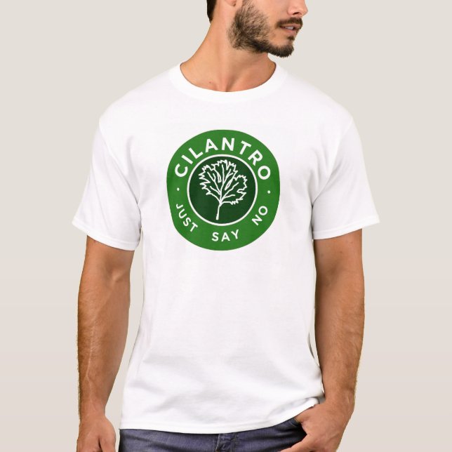 Camiseta Cilantro - apenas diga não (Frente)
