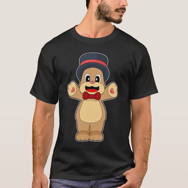 Camiseta Cilindro de Noivado do Urso (Frente)