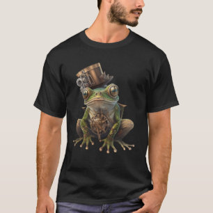Camiseta Cilindro de Sapo Steampunk Gea Mecânica Retrocient