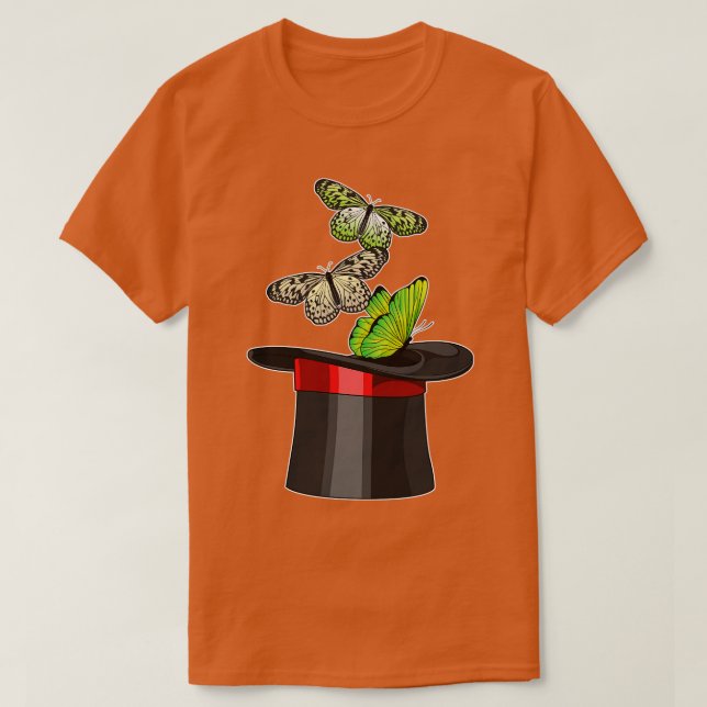 Camiseta Cilindro do Mágico Borboleta (Frente do Design)