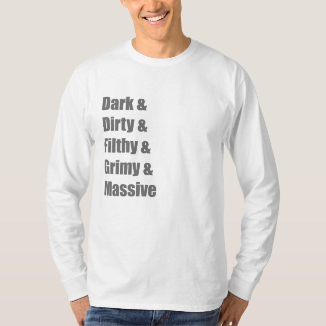 Camiseta Cilindro e camada de sujidade baixa de Dubstep da (Frente)