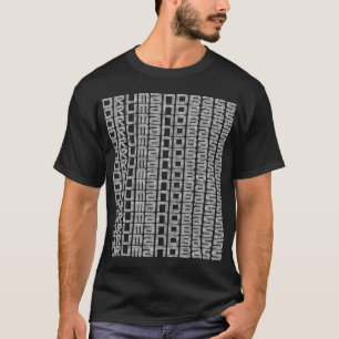 Camiseta Cilindro e t-shirt do baixo
