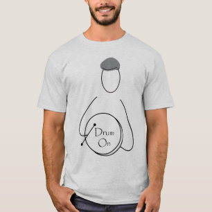 Camiseta Cilindro na linha arte do homem
