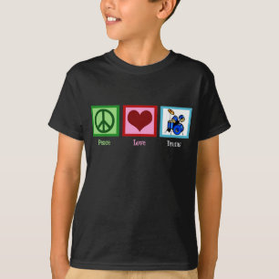 Camiseta Cilindros do amor da paz