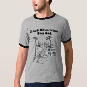 Camiseta Cilindros, rocha com o que você obteve