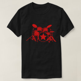 Camiseta Cilindros vermelhos