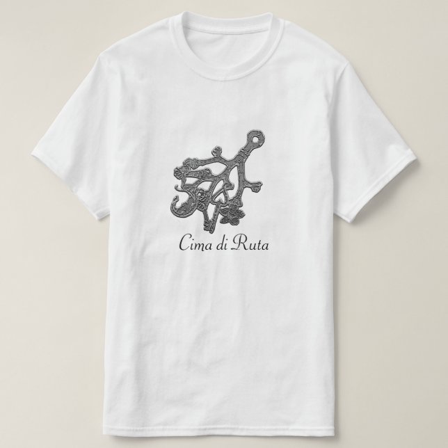 Camiseta Cimaruta, Cima di Ruta (Frente do Design)