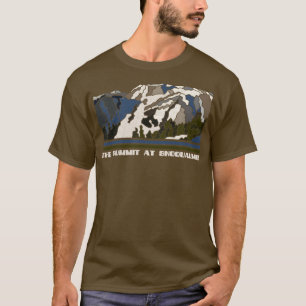 Camiseta Cimeira de Snoqualmie Ski Resort Alpino