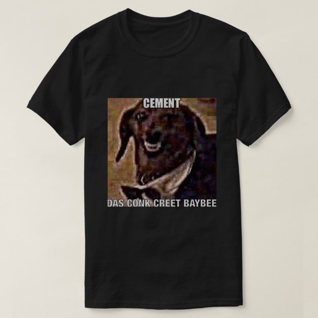 Camiseta cimento das creetas de baias (Frente do Design)