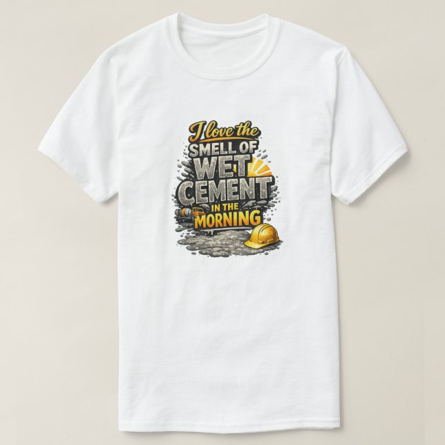 Camiseta "Cimento Molhado" (2) (Frente do Design)
