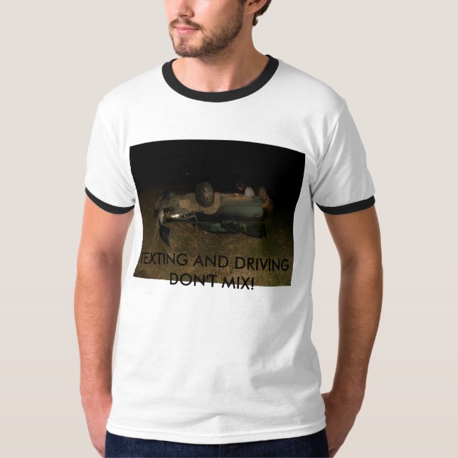 CAMISETA CIMG3429, TEXTING E A CONDUÇÃO NÃO MISTURAM! (Frente)