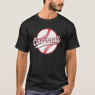 Camiseta Cincinnati Baseball Vintage Ohio Pride Love City