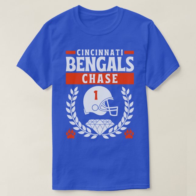 Camiseta Cincinnati Bengals Chase 1 Edition (Frente do Design)