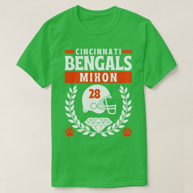 Camiseta Cincinnati Bengals Joe Mixon 28 Edition (Frente do Design)