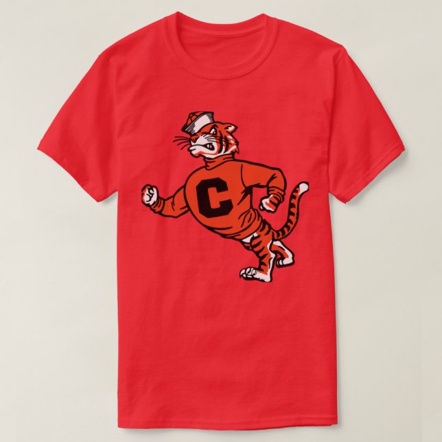 Camiseta Cincinnati Bengals Vintage caminhando com Tigre Ir (Frente do Design)