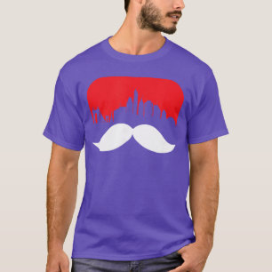 Camiseta Cincinnati Bigode Vermelho Cincinnati Skyline Redl