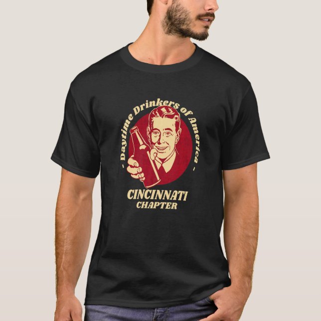 Camiseta Cincinnati Capítulo Daytime Drinkers Beer Breer (Frente)