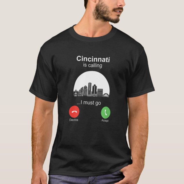Camiseta Cincinnati chama Premium (Frente)