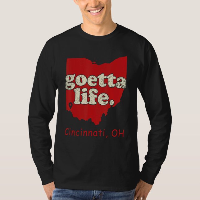 Camiseta Cincinnati Cincinnati Comida Goetta Life (Frente)