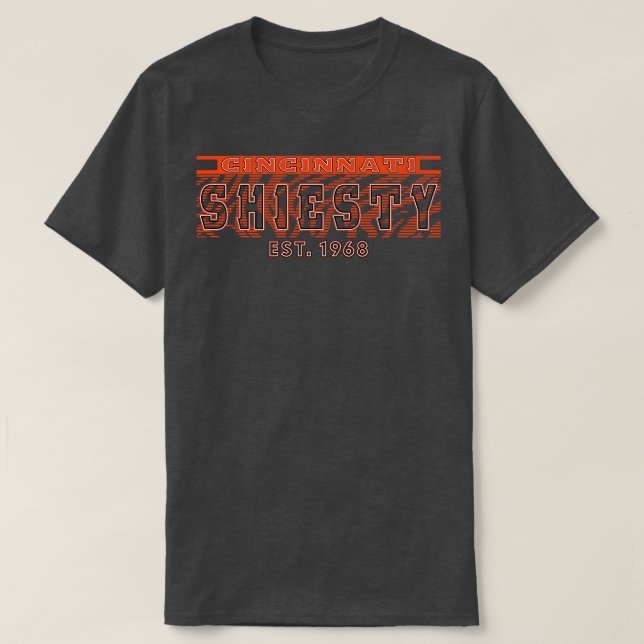 Camiseta Cincinnati Est1968 Shiesty (Frente do Design)