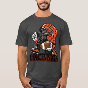 Camiseta Cincinnati Helmet Mascot