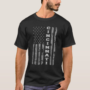Camiseta Cincinnati Ohio American Flag