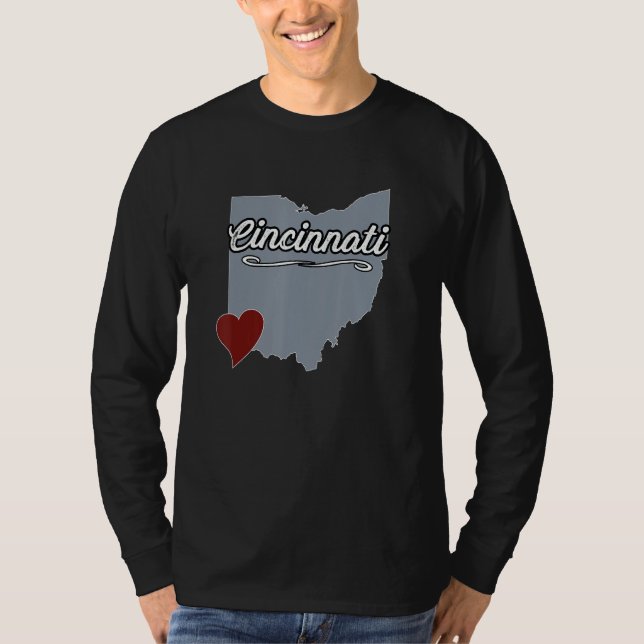 Camiseta Cincinnati  Ohio Cincy OH City State USA  Cute Sou (Frente)