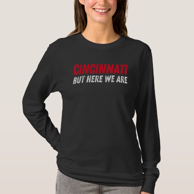 Camiseta Cincinnati Ohio Pride Fãs de Futebol Afetaram Tex (Frente)