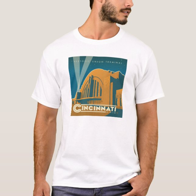 Camiseta Cincinnati, Ohio | Terminal histórico da União (Frente)