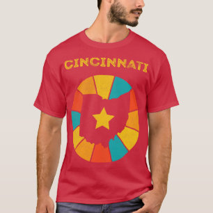 Camiseta Cincinnati Ohio Vintage angustiou Souvenir