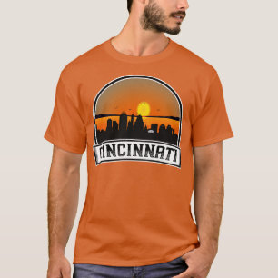 Camiseta Cincinnati Retro City Skyline