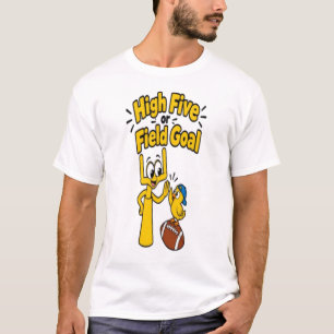 Camiseta Cinco Altos ou Gol de Campo Desenho Animado Divert
