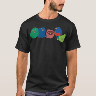 Camiseta Cinco aves