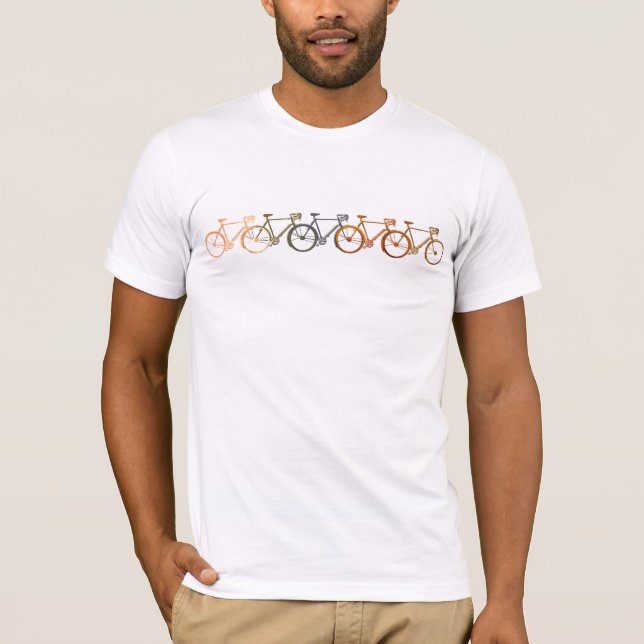 Camiseta Cinco Bicicletas (Frente)