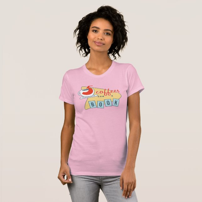 Camiseta cinco cafés e um T das mulheres do livro (Frente Completa)