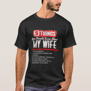 Camiseta Cinco Coisas Que Você Deveria Saber Sobre O Meu
