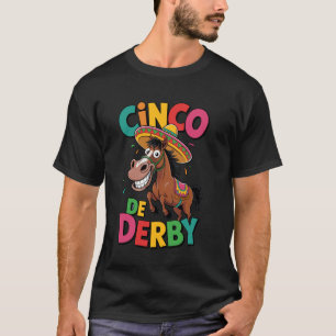 Camiseta Cinco de Derby Corrida de Cavalos Engraçada Derby