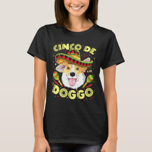 Camiseta Cinco de Doggo Mayo Corgi Men Women Dog Sombrero