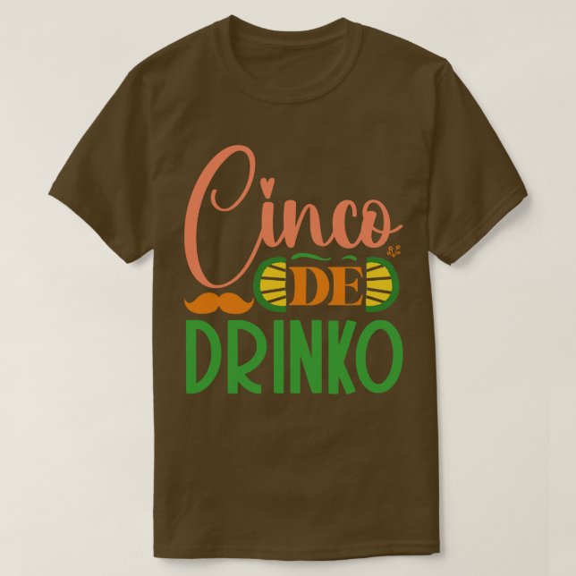 Camiseta Cinco De Drinko (Frente do Design)