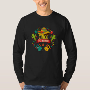 Camiseta Cinco De Drinko 5 De Mayo Drinko De Mayo Mexicano