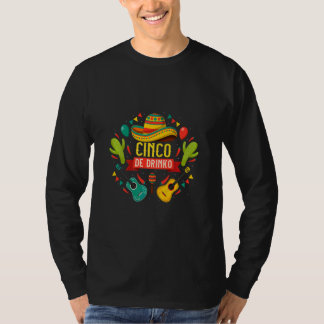 Camiseta Cinco De Drinko 5 De Mayo Drinko De Mayo Mexicano