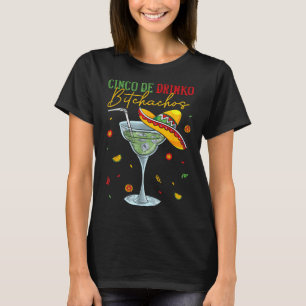 Camiseta Cinco De Drinko Achos Mens Mulheres Engraçado Bebe